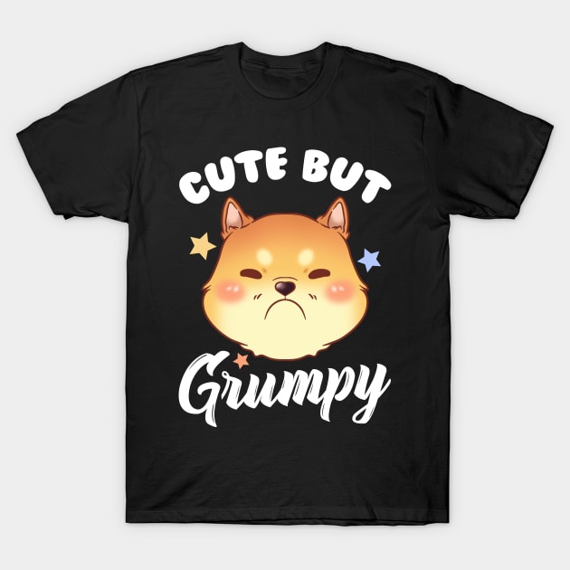 Cute Kitty Is Cute But Grumpy Kitten Upset Pouting T-Shirt by theperfectpresents